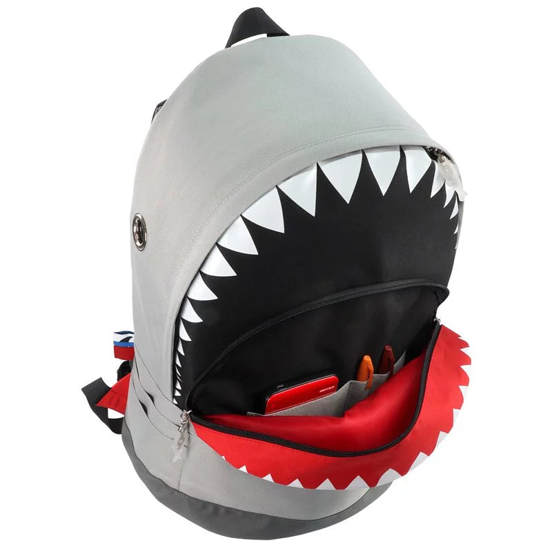 Shark Backpack (LL) - Daily Sparkles