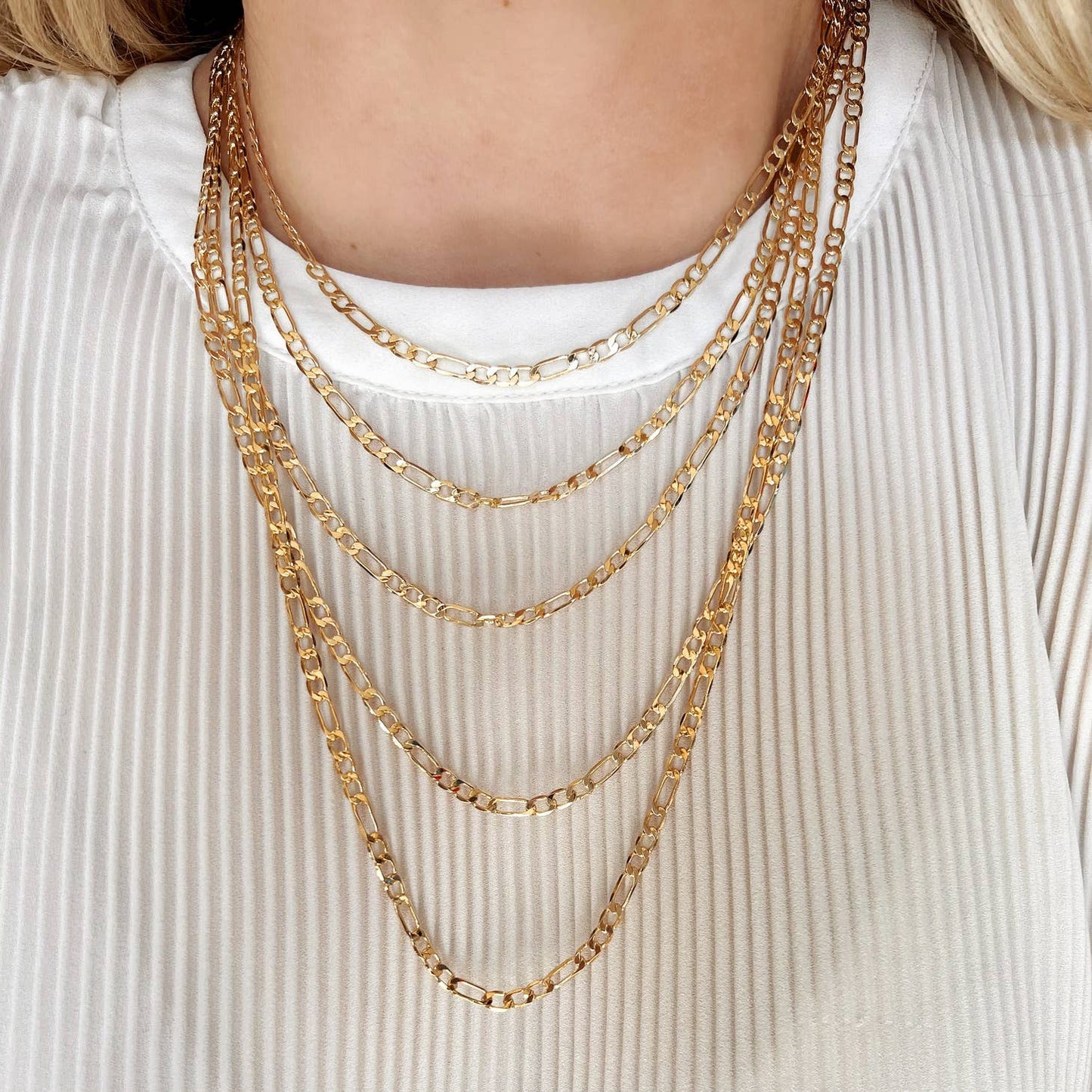 Classic Figaro Chain - Daily Sparkles