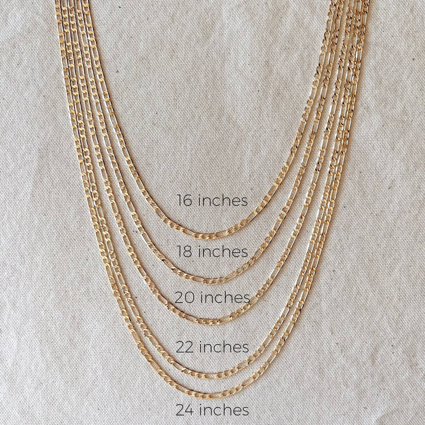 Classic Figaro Chain - Daily Sparkles