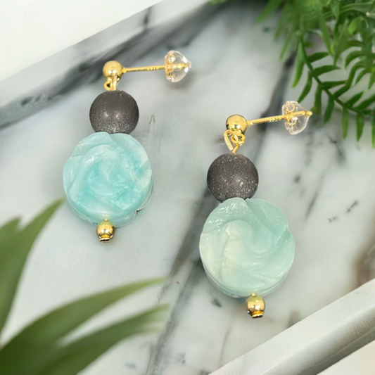 Arctic Bloom Earrings - Daily Sparkles 