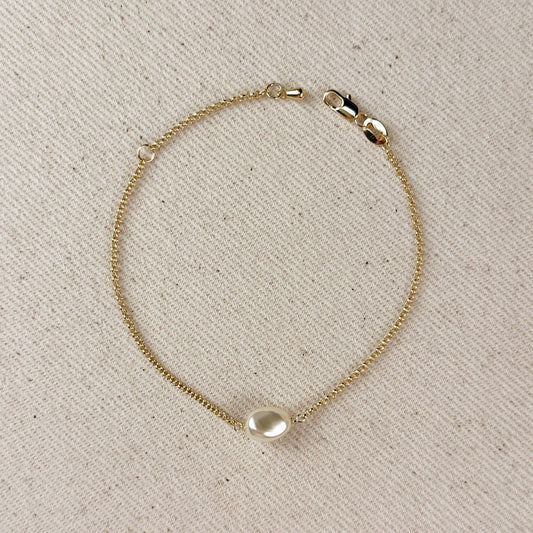 Baroque Pearl Elegance Bracelet - Daily Sparkles 