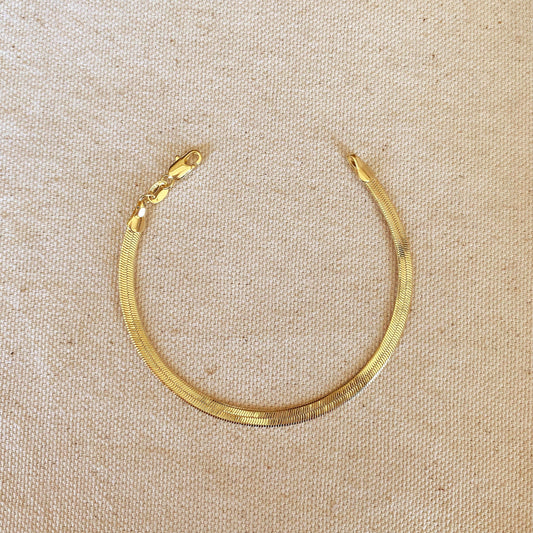Classic Herringbone Bracelet - Daily Sparkles 