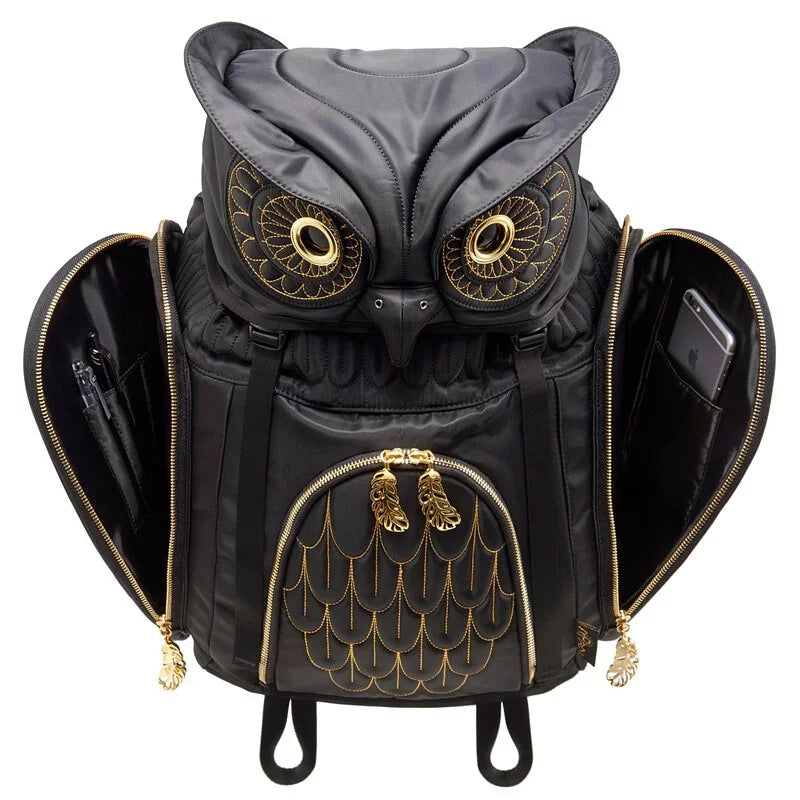 Great Horned Owl Backpack (L) - Daily Sparkles 