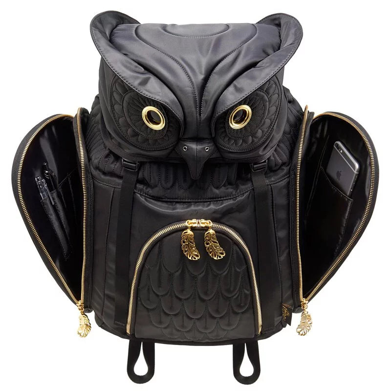 Great Horned Owl Backpack (L) - Daily Sparkles 