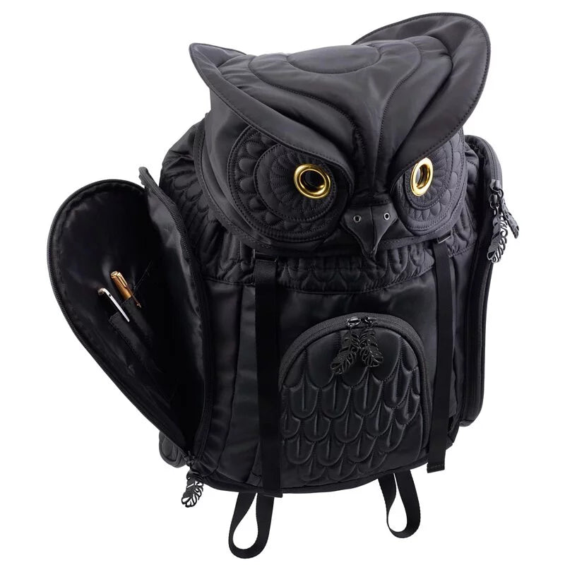 Great Horned Owl Backpack (L) - Daily Sparkles 
