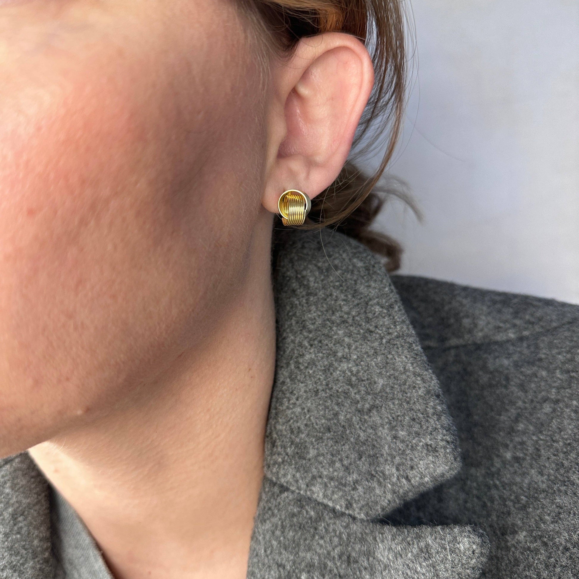Intricate Knot Stud Earrings - Daily Sparkles 