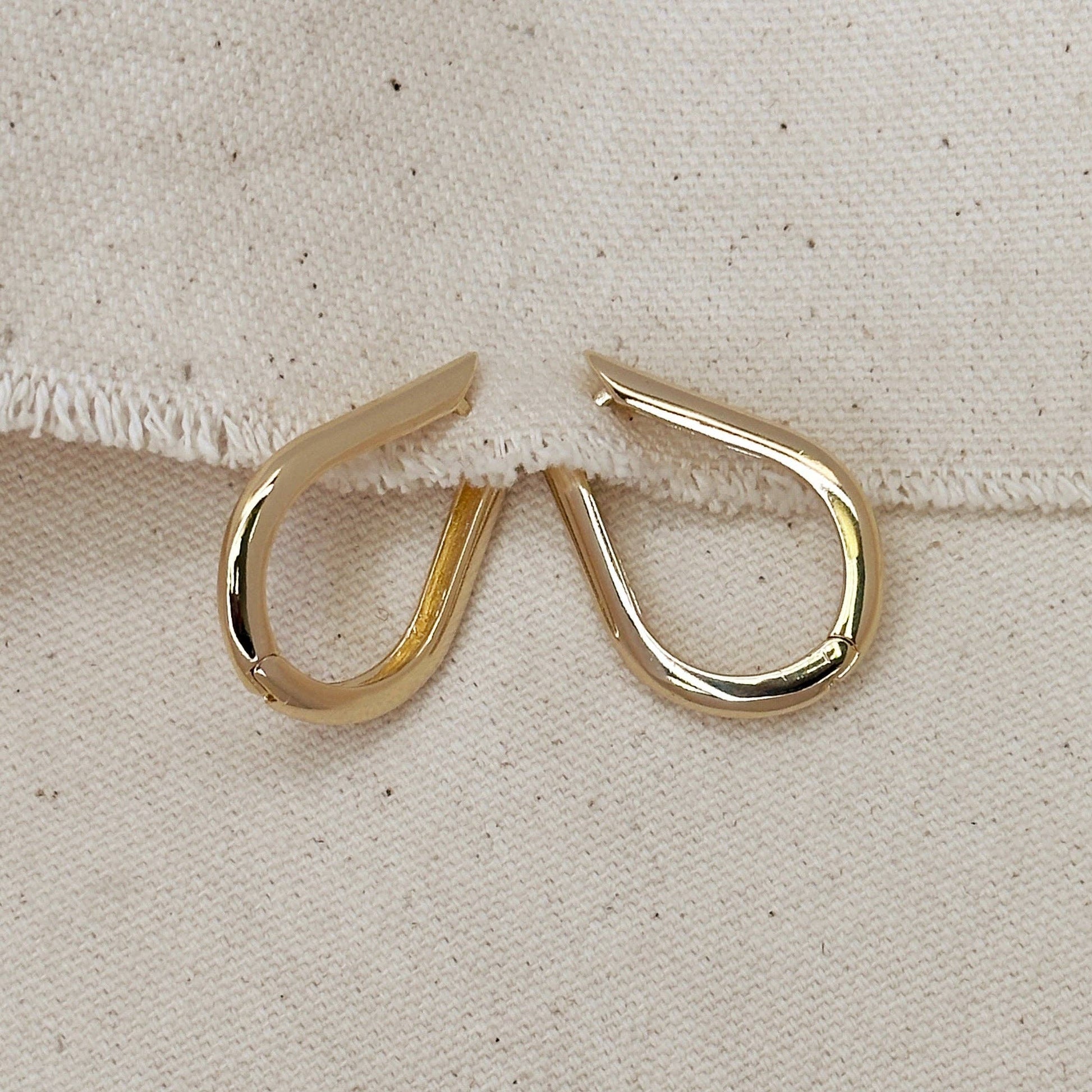 Teardrop Hoop Earrings - Daily Sparkles 